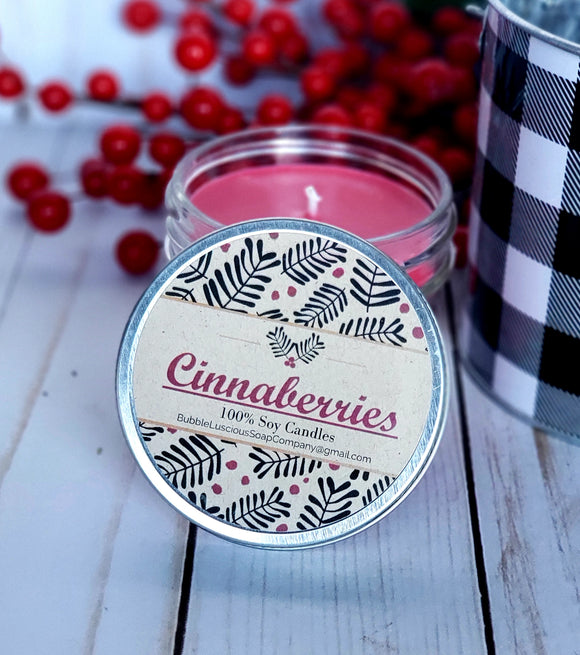 Cinnaberries Soy Candle