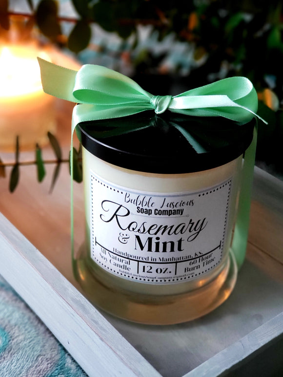 Rosemary & Mint Boutique Candle