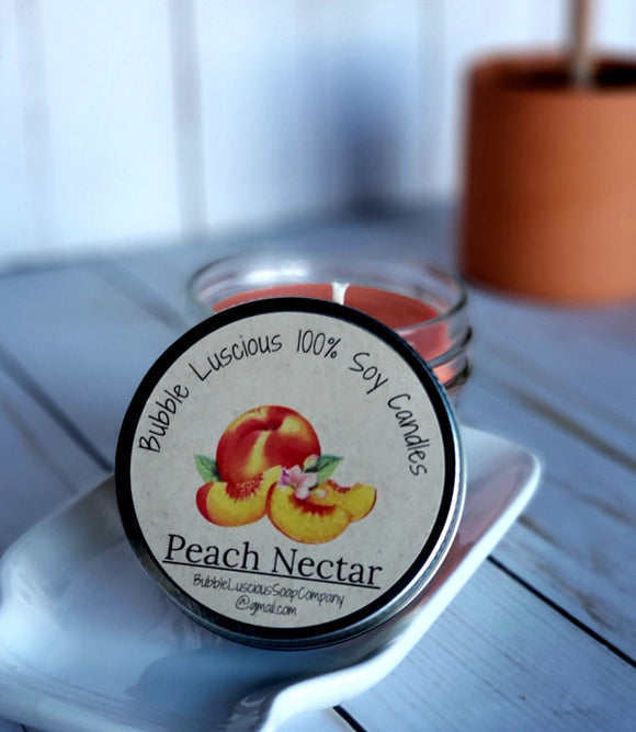 Peach Nectar Soy Candle