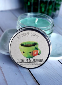 Green Tea & Cucumber Soy Candle
