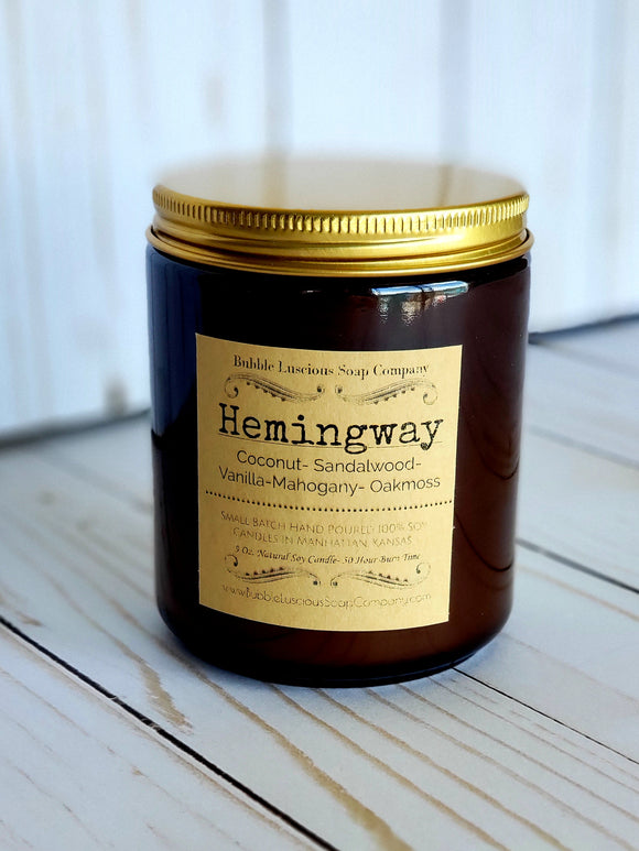 Hemingway Gentleman Soy Candle
