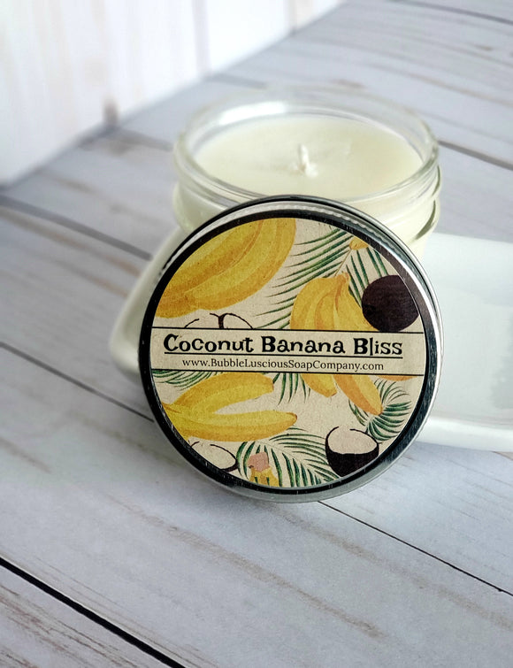 Coconut Banana Soy Candle